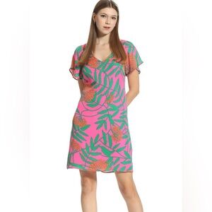 Julie Brown New York Ramona V-Neck Shift Dress